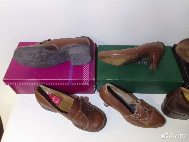 Винтажная обувь одним лотом