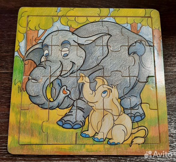 Деревянные пазлы