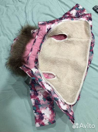 Зимний костюм для девочки 86р