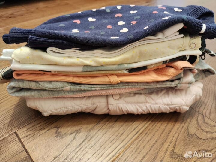 Вещи пакетом на девочку 74