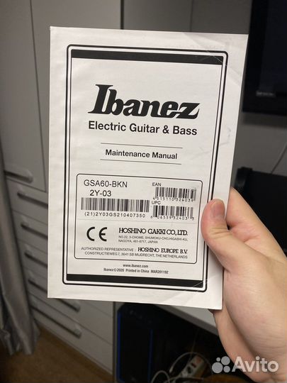 Электрогитара GSA60-BKN