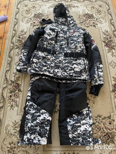 Костюм зимний Dragofly expedition Camo-Red 2020