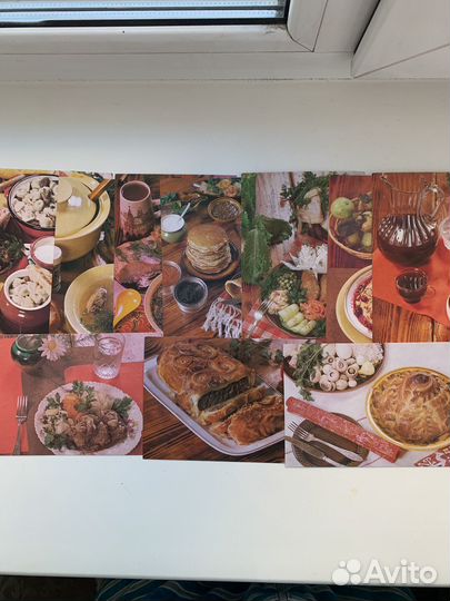 Открытки СССР кулинария 20 штук Цена за все