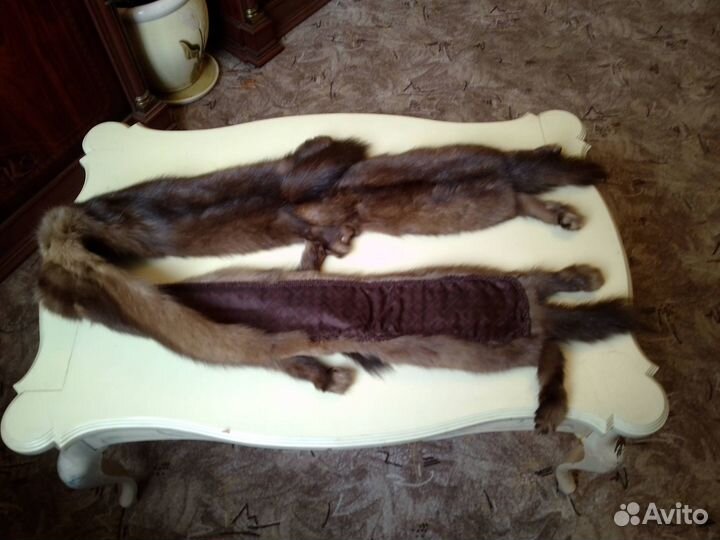 Шарф из соболя