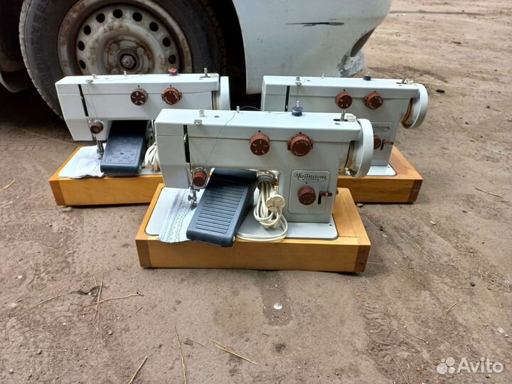 Швейная машинка чайка 143А 3штук