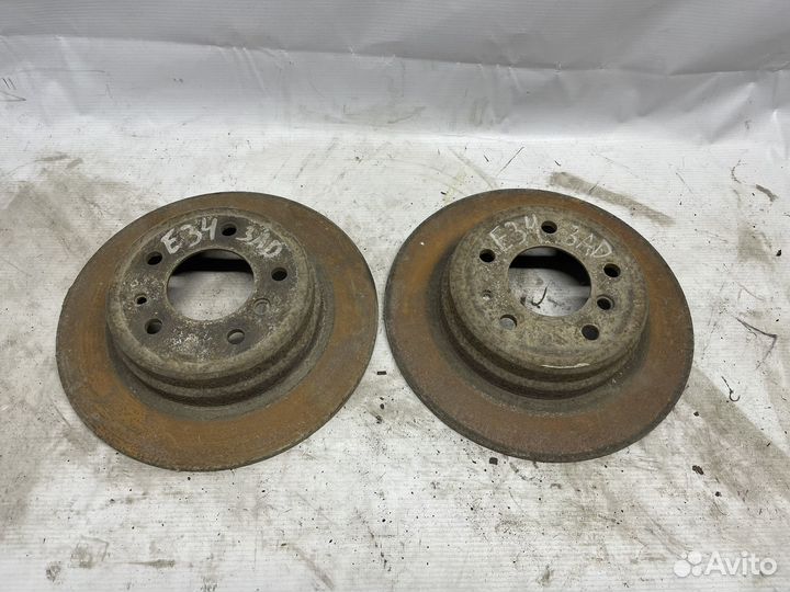 Задние тормозные диски Е34