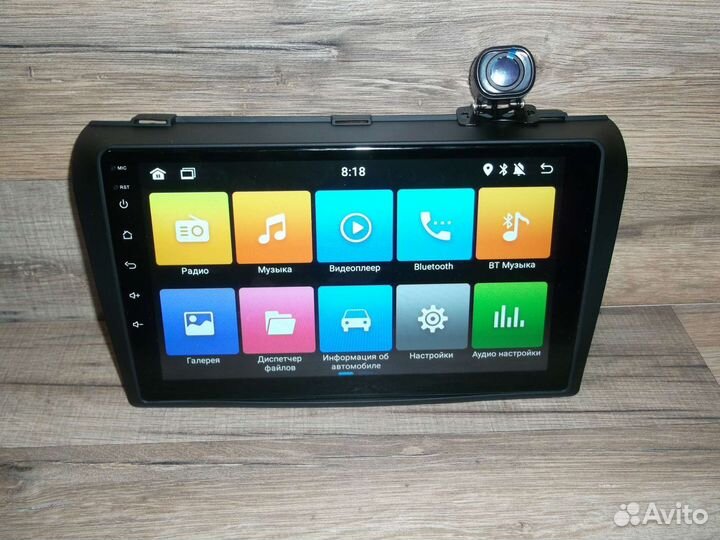 Магнитола Mazda 3bk Android с камерой заднего вида