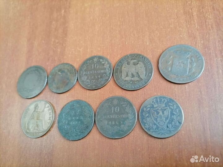 9 монет старой Европы