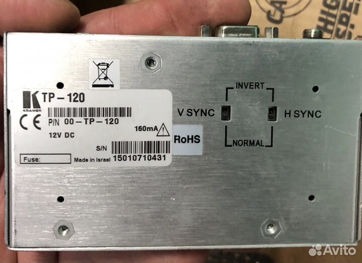 Приемник по витой паре kramer TP-120