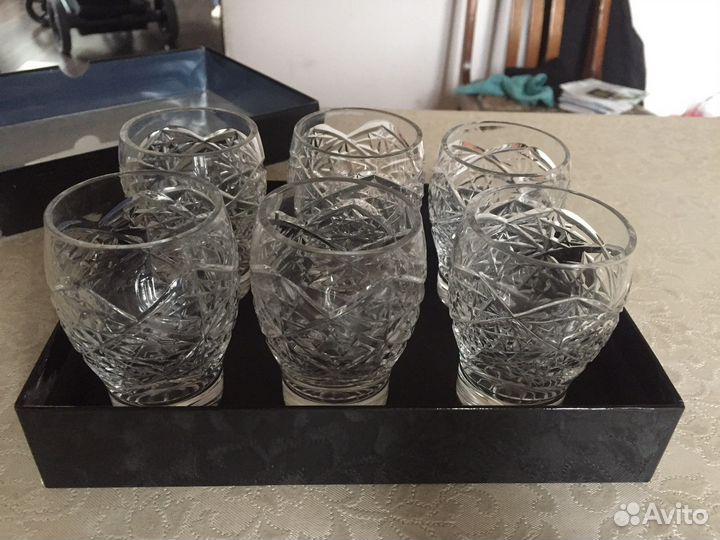 Рюмки хрустальные