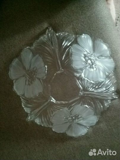 Хрустальное блюдо