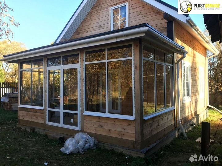 Остекление беседок, входных групп, террас, окна