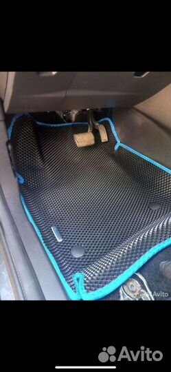 Коврики эва ева eva 3D с бортами на ford focus 3