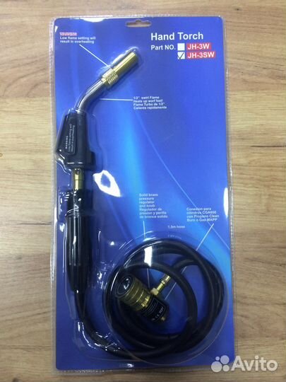 Горелка для мапп газа с пьезорозжигом