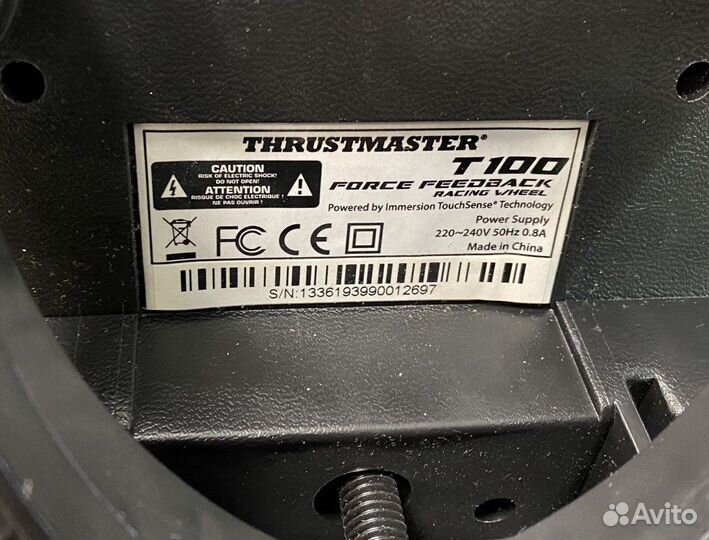 Руль+педали Thrustmaster T100 Force