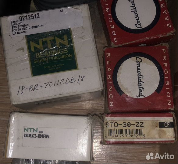 Трансмиссионные подшипники,сальники на импр. тех