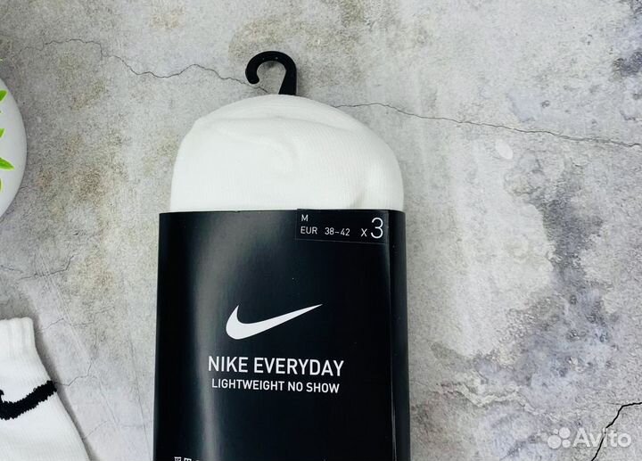 Носки NIke No Show белые оригинал