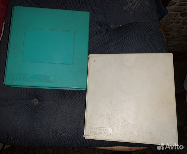 Бокс футляр для дискет 5.25 + 12 шт дискет