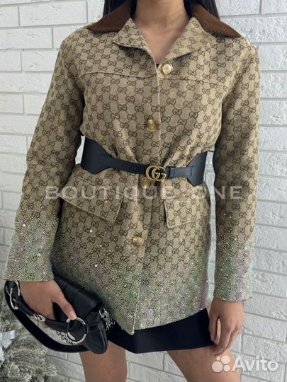 Жакет gucci со стразами