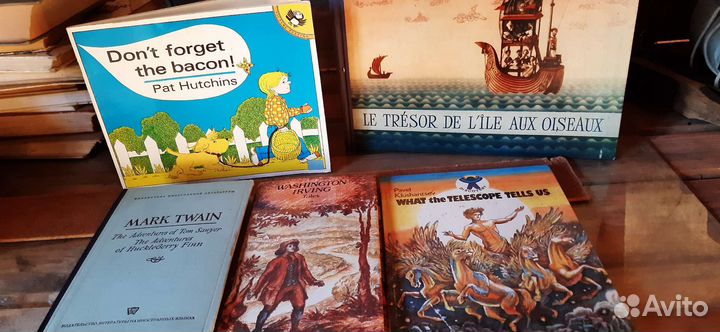 Книги на английском и французском