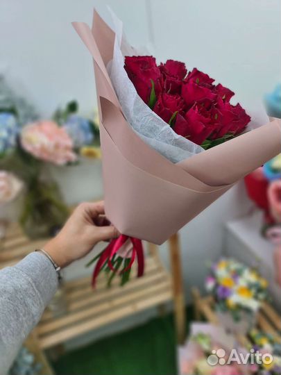 Букет роз, розы, доставка цветов
