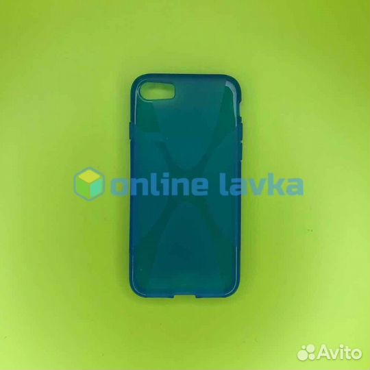 Чехол силикон X-case для iPhone 7, 8, SE2 Blue