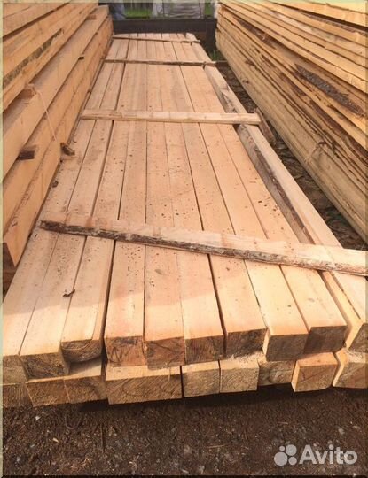 Брус обрезной ест. вл. хвоя 3-4 сорт 100х150х6,0