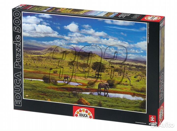 Пазл tsavo Национальный парк, Кения (500 э (29359)