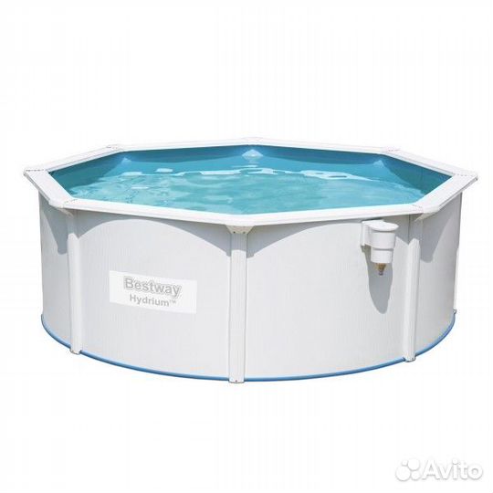 Бассейн стальной 360*120 см, фильтр-насос, лестниц