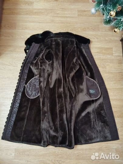 Искусственная дублёнка женская новая 60-62 размер