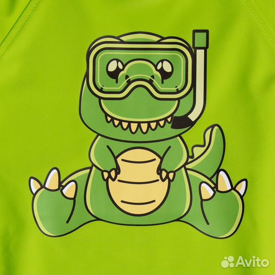 Детская лайкровая гидромайка с коротким рукавом Uv