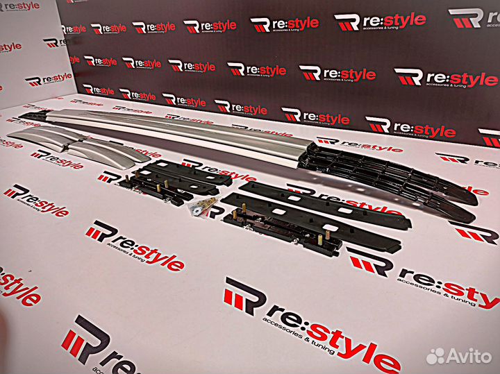 Рейлинги Mitsubishi Outlander с13г Серебро