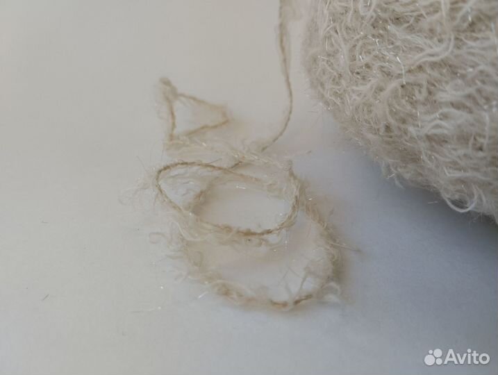 Пряжа бобинная фантазийная меринос альпака