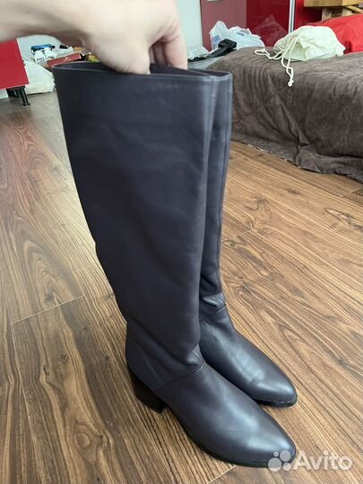 Сапоги женские натуральная кожа 40