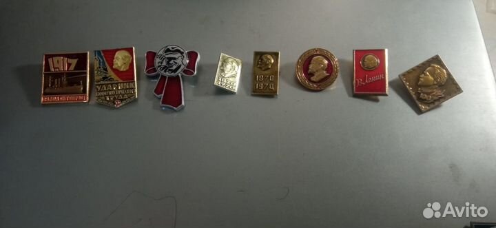 Значки СССР Ленин, спорт