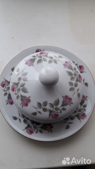 Сервиз столовый Kahla гдр. Бутоны роз. Редкий