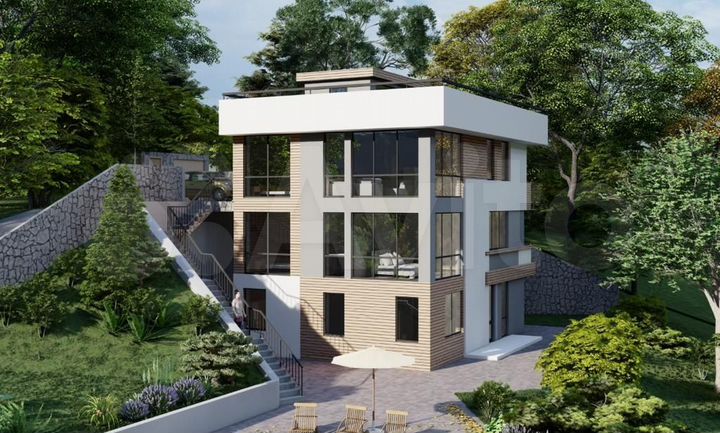 Коттедж 253 м² на участке 4,5 сот.