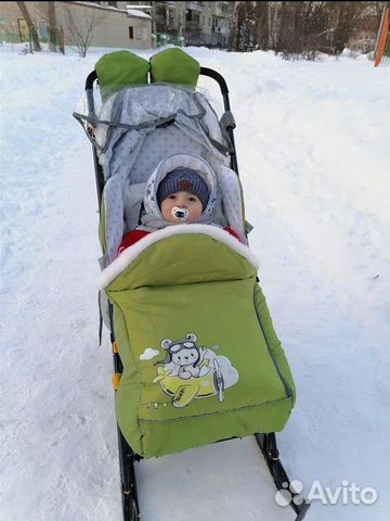 Санки - коляска ника наши детки 2 летчик