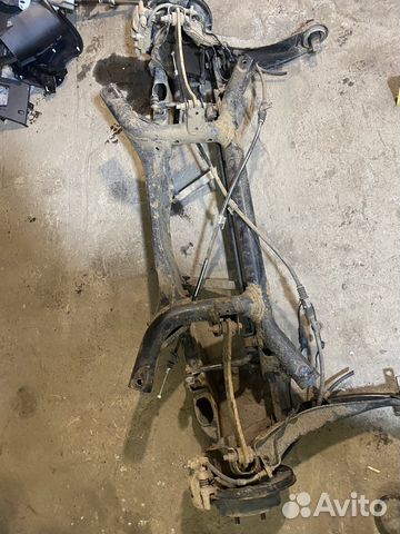 Подрамник задний в сборе mitsubishi лансер 10