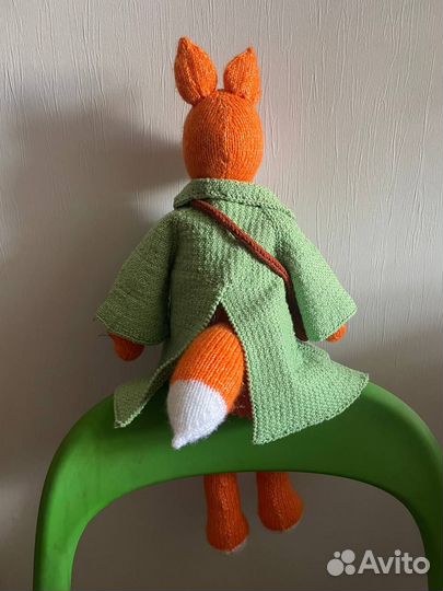 Лисичка Шарлотта мягкая игрушка ручной работы