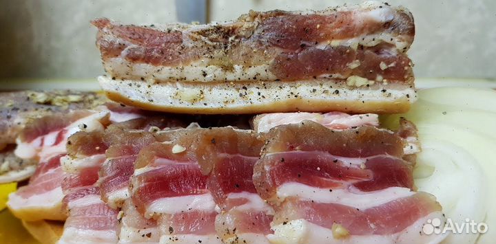 Грудинка соленая Домашняя (свинина)