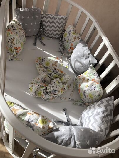 Бортики в кроватку