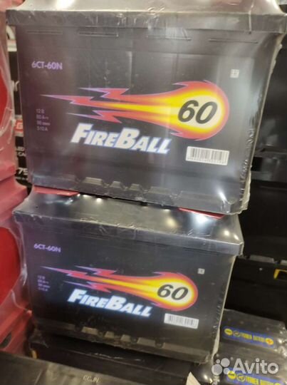 Аккумуляторы Fire Ball 60А Доставка