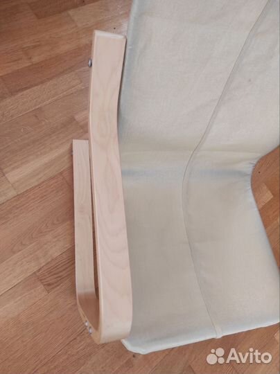 Кресло икеа Поэнг с чехлом детское