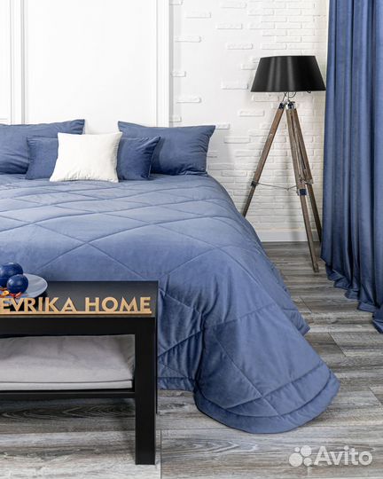 Покрывало бархат Беллиссимо фиалковый