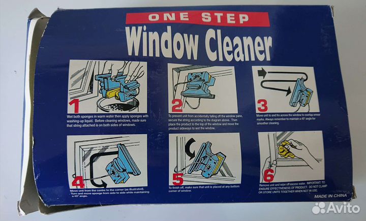 Магнитная щетка для мытья окон