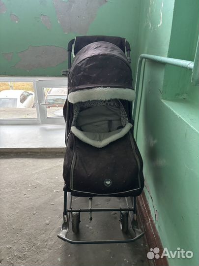 Детские санки коляска