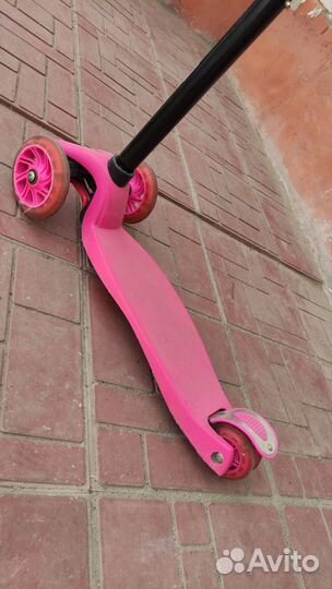 Самокат детский трехколесный бу