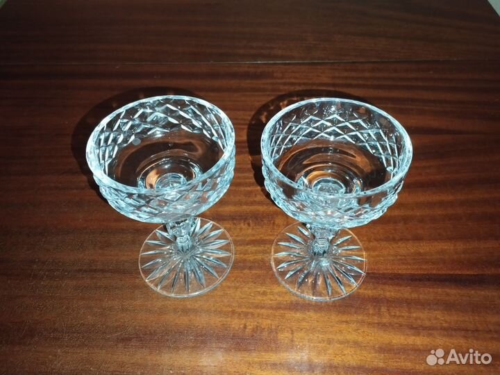 Хрустальная посуда бу рюмки салатники итд