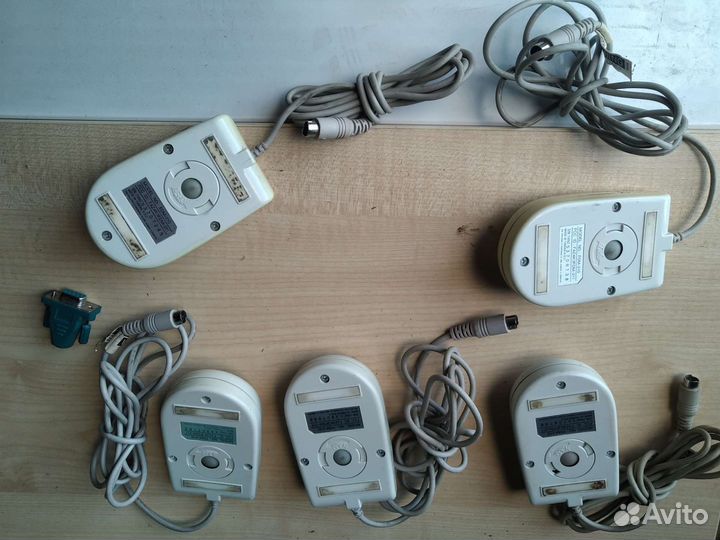 Ретро мышка Com и ps/2 с колёсиком